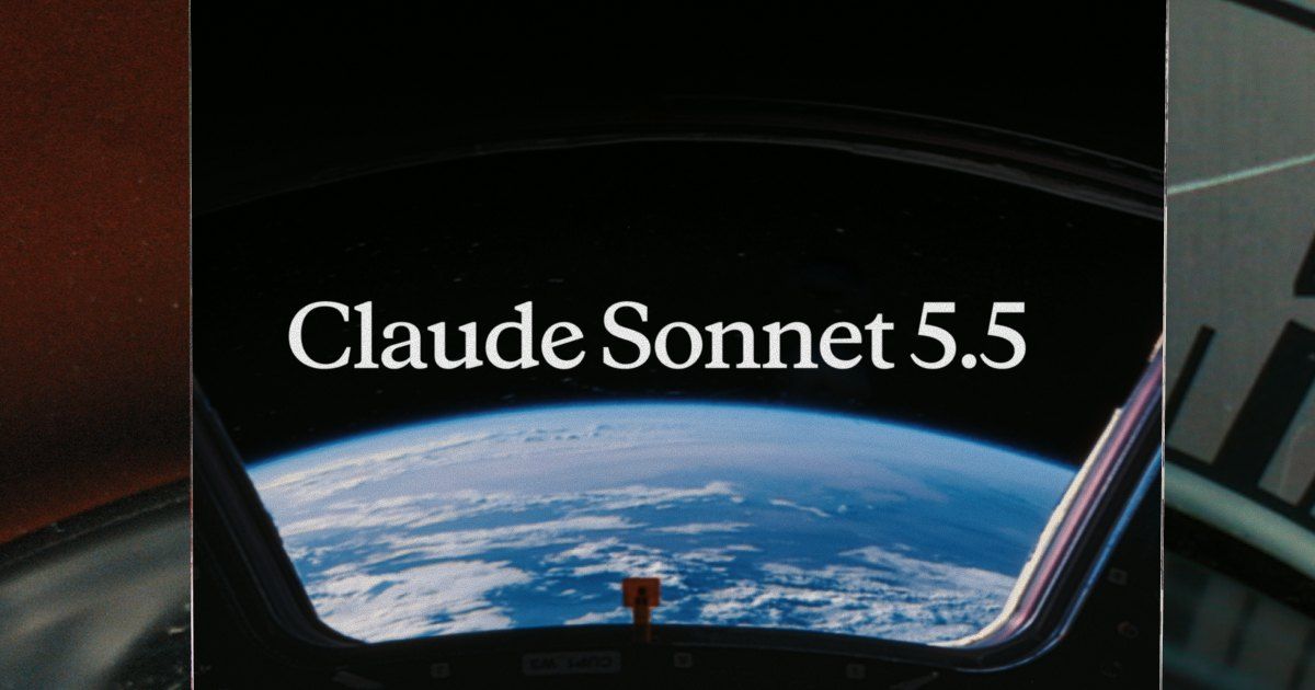 Imagen oficial del lanzamiento de Claude Sonnet 5.5, de Anthropic.