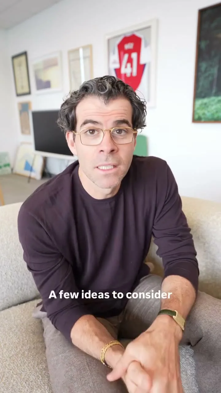 Adam Mosseri in a frame from his September 30 reel.